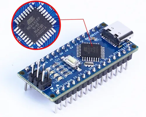 Miniatura 7 de 1x Nano Módulo CH340 5V/16M USB-C Micro-controlador Junta para Arduino Nano V3.0