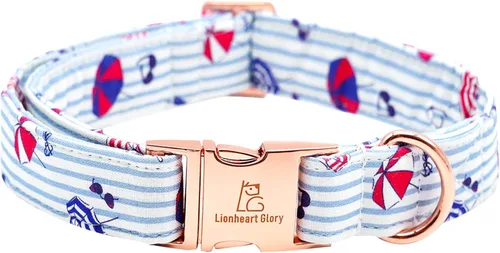 Miniatura 25 de Lionheart glory Collar de perro, Collar de perro azul Collar de perro para niños Collar ajustable de dinosaurio para perros pequeños Regalo
