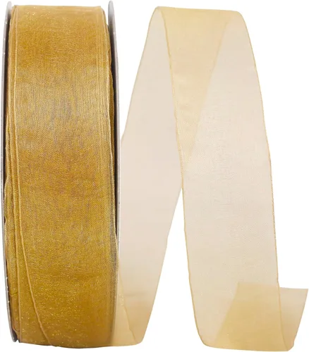 Miniatura 119 de Reliant Ribbon 25621-053-09C Cinta transparente de gasa, 1-1/2 pulgadas x 100 yardas, azul