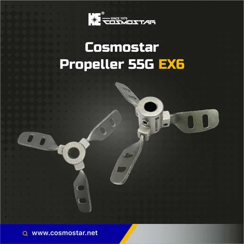 Miniatura 3 de Cosmostar Mezclador de pintura de 55 galones con cuchillas de mezcla de acero inoxidable expandibles y varilla de eje de 0.47 pulgadas, ideal