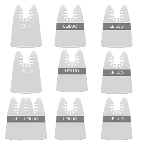 Miniatura 9 de LEILUO - Juego de 3 cuchillas de carburo de 80MM para multiherramienta, universal, para quitar lechada, accesorios para herramienta oscilante