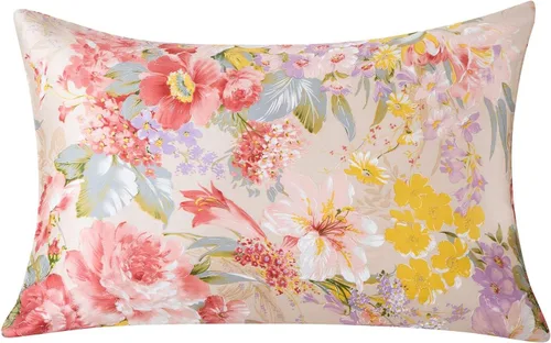 Miniatura 14 de SLPBABY - Funda para almohada de seda para el cuidado del cabello y la piel con estampado y cremallera oculta