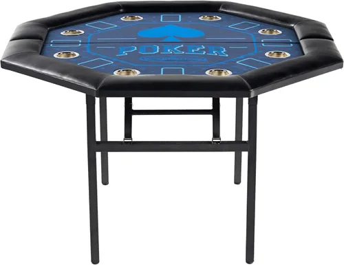 Miniatura 8 de Barrington Poker - Mesas de Póquer Plegables de Múltiples Estilos y Tableros de Mesa de Póquer/Colección de Mesa de Comedor, Mesas con Rieles