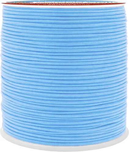 Miniatura 26 de Mandala Crafts Cuerdas elásticas color burdeos de 0.079 pulgadas para hacer joyas y cuentas, cuerda elástica de 76 yardas, hilo elástico redondo