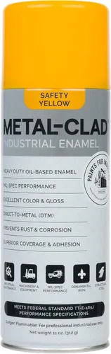 Miniatura 36 de Aerosol de galvanizado en frío de alto brillo de Paints For Industry - Pintura en aerosol de esmalte industrial para acero y metal - Caja de 12