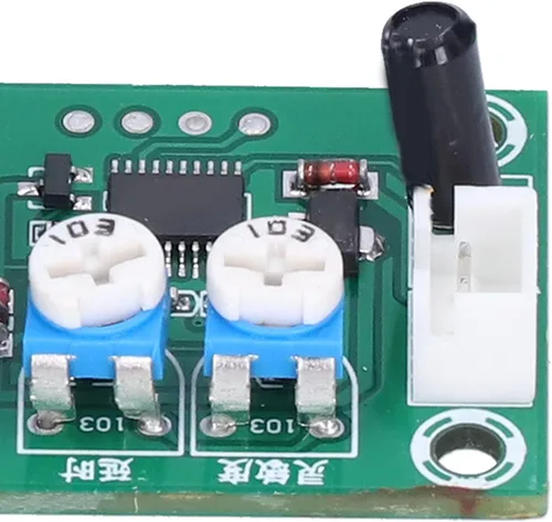 Miniatura 7 de Módulo de sensor de vibración, DC 12V Sensibilidad Interruptor de retardo de tiempo DIY alta sensibilidad Módulo de alarma