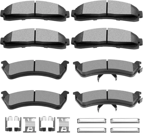 Miniatura 15 de SCITOO - Juego de pastillas de freno de cerámica, 8 pastillas de freno para Honda CR-V 2002-2004, 2003-2011 para Honda Element