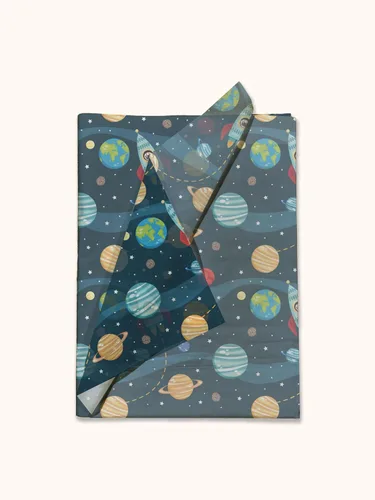 Miniatura 2 de Pro Supply Global Space Astronaut Papel de Seda Impreso para Bolsas o Cajas de Regalo y Envoltura - Papel de Seda Decorativo a Granel para Embalaje