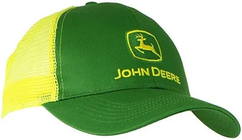 Miniatura 119 de John Deere Gorra de béisbol con logotipo y malla trasera con contraste, para hombre