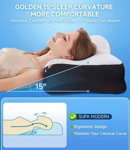 Miniatura 2 de SUPA MODERN Almohadas cervicales refrescantes King 2 y Queen 1