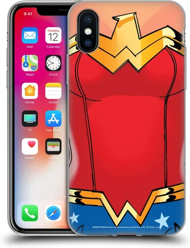 Miniatura 44 de Head Case Designs Funda de gel suave con licencia oficial de Wonder Woman DC Comics Classic Logos compatible con Apple iPhone 7 Plus/iPhone 8 Plus
