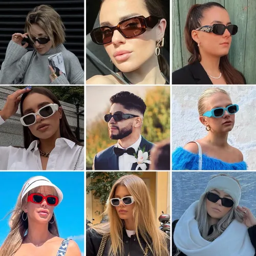 Miniatura 2 de MASDUN Y2k - Gafas de sol para mujer y hombre, cuadradas, modernas, modernas, retro, con protección UV