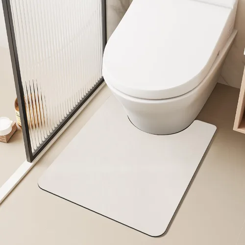 Miniatura 52 de TYUU Tapete de Baño de Halloween, Alfombra de Baño de Halloween Delgada Antideslizante de Secado Rápido Tapete de Baño de Murciélago que Cabe Debajo