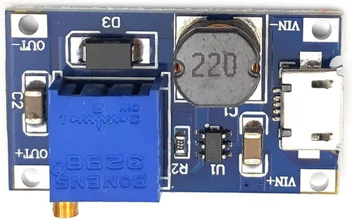 Miniatura 9 de DEVMO 5 unids DC-DC Regulador de voltaje Step-Up Boost Convertidor Placa de fuente de alimentación 2V-24V a 5V-28V 2A para MT3608 con Micro USB
