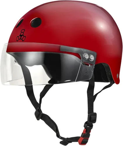 Miniatura 11 de Triple Eight El casco certificado Sweatsaver con visera para Roller Derby, Skateboarding y BMX