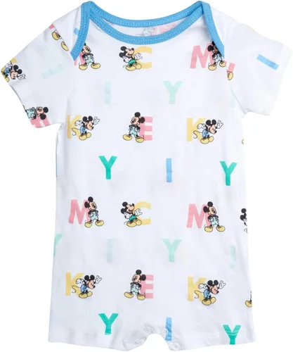 Miniatura 6 de Disney Mameluco de Mickey Mouse para bebés y niños, 4 piezas para recién nacidos (0-24 meses)