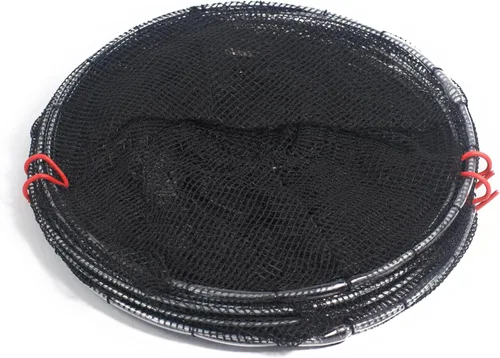 Miniatura 2 de Trampa de cebo de pesca Crawdad Minnow Trampa de 24 pulgadas, grande, plegable, resistente, cebo de cangrejo, trampas para peces, red de lanzamiento