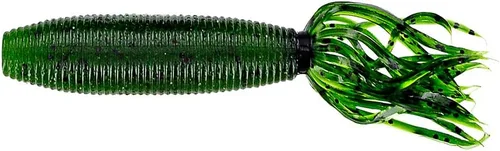 Yamamoto Yamamoto Gary Custom Baits 4 ' Fat Ika 92 F 10 Sandía con escamas negras grandes (10 unidades)