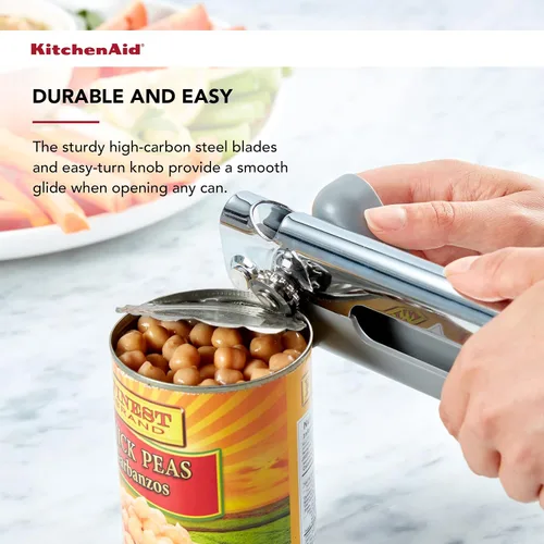 Miniatura 7 de KitchenAid No Mess - Abrelatas multifunción, talla única, color gris