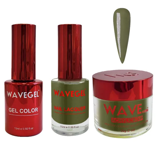 Miniatura 80 de WAVEGEL - Juego de gel de remojo, laca de uñas y polvo acrílico y polvo de inmersión a juego - Colección Queen - #015 Noble Men