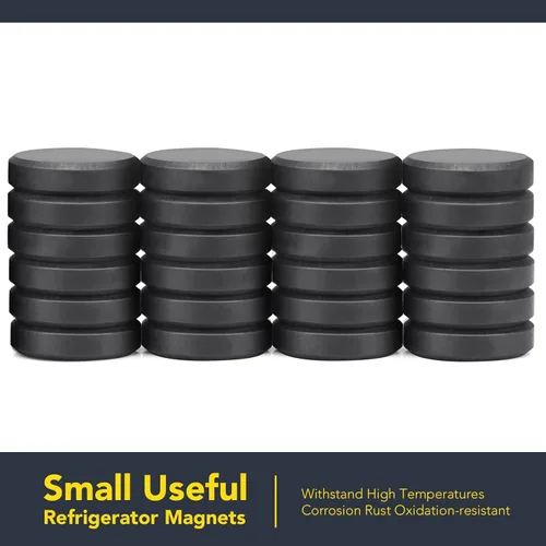 Miniatura 2 de TRYMAG Imanes para manualidades con respaldo adhesivo, imanes redondos de disco de 0.79 pulgadas (20mm) de cerámica circular, imanes de ferrita