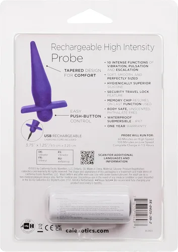Miniatura 5 de CalExotics Sonda recargable de alta intensidad - Púrpura