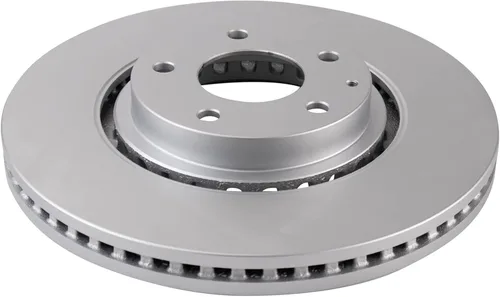 Miniatura 7 de TRQ Juego de rotores de freno delantero ventilados con revestimiento G prémium compatible con Mazda 6 CX-5 2019-2021 CX-9 2016-2021