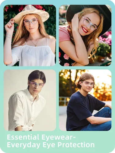 Miniatura 5 de LianSan - Gafas de seguridad antivaho de gran tamaño para enfermeras, gafas certificadas Z87.1 para mujeres, protección UV cuadrada Arcoíris