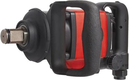 Miniatura 4 de Chicago Pneumatic CP7773D - Llave de impacto neumática (1 pulgada), herramienta de reparación y montaje industrial, mango en D, martillo doble