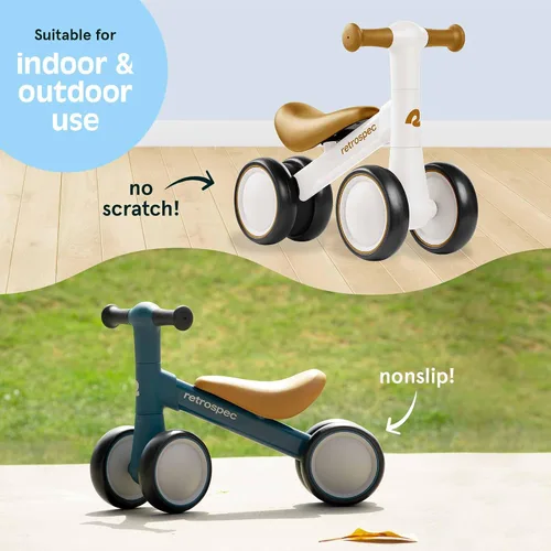 Miniatura 5 de Retrospec Cricket 2 Baby Walker Balance Bike with 4 Wheels - Safe Learning Toy for Ages 12-24 Months - Scratch-Resistant Indoor Outdoor Toddler