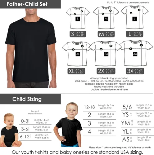 Miniatura 2 de Texas Tees Player 1 Player 2 Camisas para papá e hija, para hombre, talla 2XL y rosa 0-3 meses