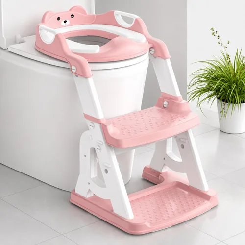 Miniatura 9 de Asiento de entrenamiento para ir al baño, inodoro de entrenamiento 2 en 1 mejorado para niños pequeños, asiento de inodoro para niños pequeños
