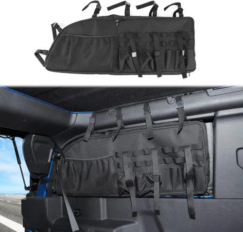 Miniatura 10 de Bolsas de almacenamiento para maletero trasero de 2 puertas para Ford Bronco 2021 2022+ 2 puertas (1 unidad, parte derecha)