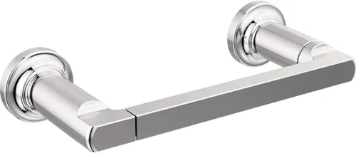 Delta Soporte de papel higiénico giratorio | Cromo pulido | Soporte de pared | Accesorios de baño Tetra