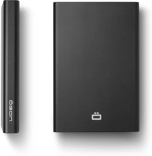 Miniatura 21 de ÖGON -DESIGNS- Tarjetero automático de aluminio, protección RFID contra fraude y desmagnetización, cartera delgada y minimalista para hombres