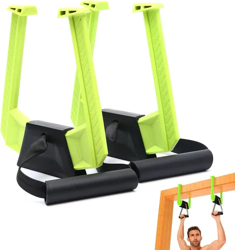 1 juego de barra de dominadas portátil, barra de dominadas ajustable para puerta desde casa fitness. Capacidad de carga superior a 330 libras sin