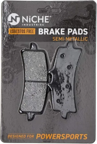 NICHE Juego Pastillas de Freno para Suzuki GSXR600 GSXR750 Hayabusa Kawasaki Ninja ZX10R Ducati 1098 Delanteras Semimetálicas