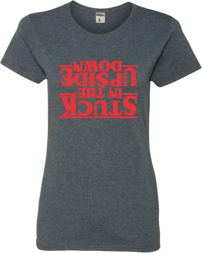 Miniatura 40 de Go All Out Camiseta para mujer Stuck in The Upside Down