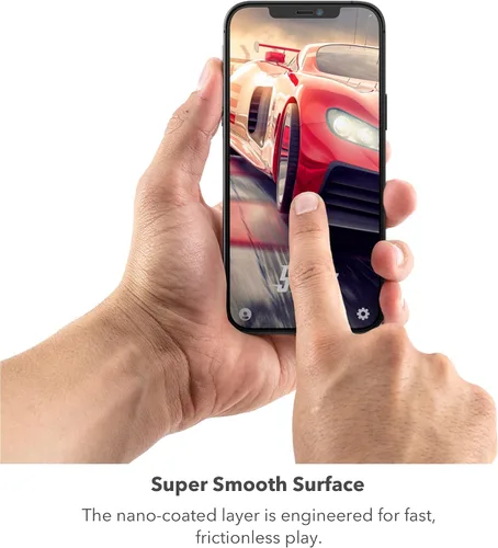 Miniatura 6 de ZAGG InvisibleShield - Glass Elite+: Gamers' Edition - Cobertura de pantalla completa con máxima sensibilidad táctil - para iPhone 12 Pro, iPhone