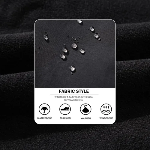 Miniatura 2 de AKuVoL Chaleco ligero Softshell para hombre, impermeable, chaleco acolchado a prueba de viento para golf y correr