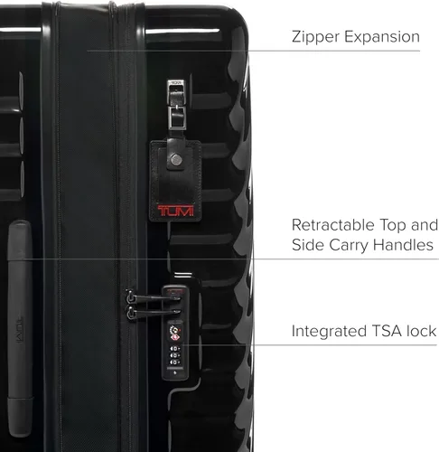 Miniatura 3 de TUMI - Estuche de embalaje expandible de 4 ruedas de viaje extendido de 19 grados - Maleta lateral rígida con ruedas giratorias - Espacioso equipaje