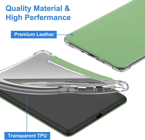Miniatura 6 de HGWALP Funda para Kindle de 6 pulgadas (11ª generación-2024/2022), ultra transparente, suave, flexible, transparente, carcasa trasera de TPU