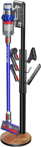 Miniatura 12 de XIGOO Soporte de vacío independiente compatible con V15 Detect, V11 V10 V8 V7 V6 Aspiradoras inalámbricas, estación de acoplamiento de suelo, Blanco