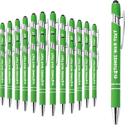 Miniatura 125 de AIFLM Bolígrafos personalizados con nombre a granel hasta 500 unidades de bolígrafos grabados gratis con tu nombre y texto para negocios