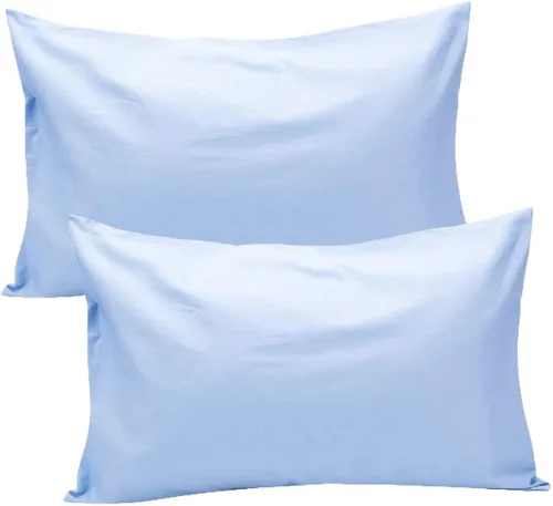 Miniatura 35 de Fundas de almohada de algodón peinado de 600 hilos (paquete de 2) tamaño Queen de 20.0 x 30.0 in, color rosa claro liso Rosa Claro (Sólido)