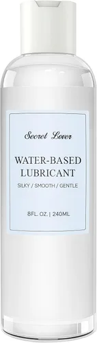 Secret Lover Lubricante personal a base de agua, lubricante ultra sedoso y suave de larga duración para mujeres, hombres y parejas, ingredientes