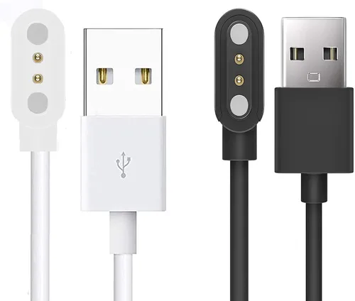 Miniatura 9 de Lamshaw Compatible con cargador de relojes inteligentes FreeDvigor, cargador de repuesto de cable de carga USB magnético compatible con relojes Negro