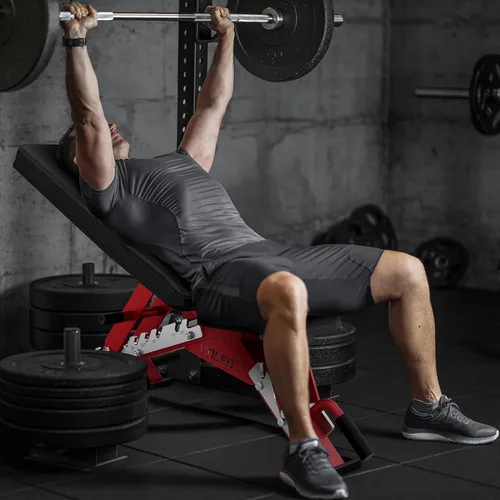 Miniatura 8 de YOLEO Banco de pesas ajustable comercial de 2315 libras con certificado ASTM, 80% premontado, banco de entrenamiento resistente para gimnasio
