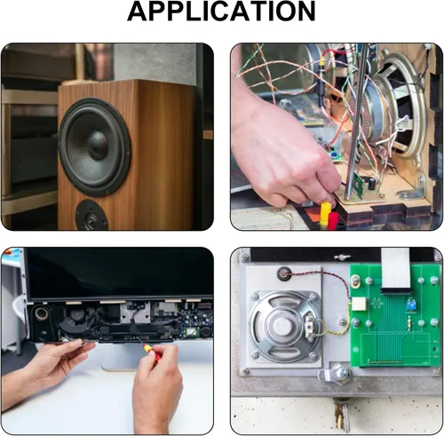 Miniatura 5 de 6 unids 1.5 pulgadas 1.575 in mini altavoces portátiles 4ohm 3W frecuencia completa sonido estéreo pequeño altavoz de alta fidelidad