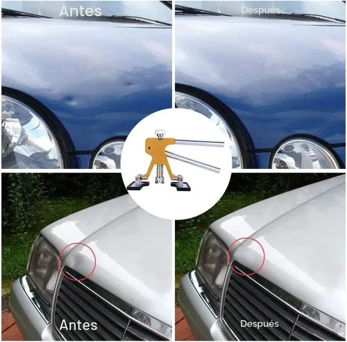 Miniatura 6 de GLISTON - Kit de reparación de abolladuras, ajustable, sin pintura, para automóvil, tamaño grande y pequeño, eliminación de abolladuras por granizo